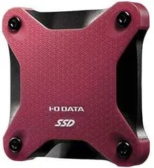 アイ・オー・データ　外付けポータブルSSD 480GB  SSPH-UT480R ワインレッド   USB3.1（Gen1）対応 (セ)のサムネイル