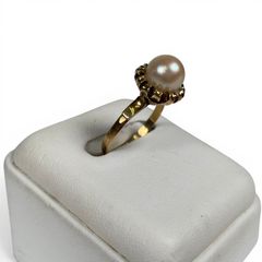 レトロ K18 パール リング 11号 7月18日までの出品 - メルカリ
