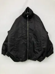 apres jour mignon アプレジュールミニョン ブルゾン F ブラック ナイロン 無地 ミドル丈 フードなし ジップアップのサムネイル