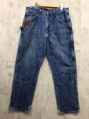 RIGGS WORKWEAR by Wrangler リグスワークウェア ラングラー ダブルニー ペインター デニムパンツ size36×34/ブルー ■■ メンズのサムネイル