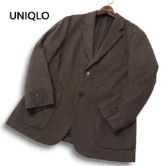 23AW★ UNIQLO ユニクロ 秋冬 ガンクラブ チェック★ 2B コンフォート テーラード ジャケット ブレザー Sz.L メンズのサムネイル