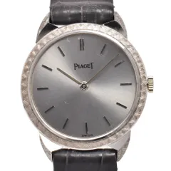 ピアジェ PIAGET 924 ヴィンテージ ドレスウォッチ K18WG Cal.9P1 グレー 手巻き レディース 良品 腕時計 Y#146291のサムネイル