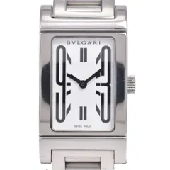 ブルガリ BVLGARI RT39S/RT39WSS レッタンゴロ ホワイト クォーツ レディース 良品 腕時計 G#147167のサムネイル