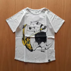 【新品/アウトレット品】ゴースローキャラバン go slow caravan / (331902) (ブロス鹿の子バナナアリクイ プリントラグランSS TEE) 004 OATMEAL 1/FREEサイズ / ユニセックス 半袖 Tシャツ 耐久性のサムネイル