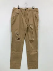 Abercrombie & Fitch アバクロンビーアンドフィッチ チノパンツ 31W ベージュ フルレングス コットン 無地 スキニー・タイト テーパード レギュラー メンズのサムネイル