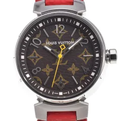 ルイ・ヴィトン LOUIS VUITTON QA071 タンブール モノグラム ブラウン クォーツ レディース 美品 腕時計 I#147677のサムネイル