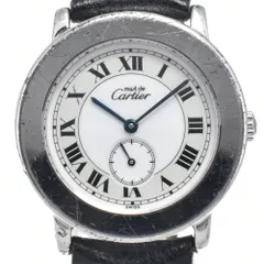 カルティエ CARTIER W1006718 マストロンド ホワイト/ベージュ クォーツ レディース 腕時計 J#148001のサムネイル