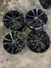 トヨタ プリウスα G's 純正 18インチ アルミホイール 4本 18×7.5J +42 5H114.3 ダークスパッタリングのサムネイル