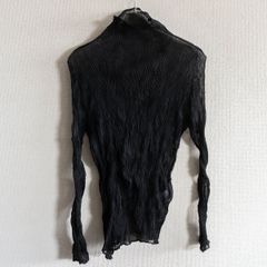 ⭐️本日限定価格⭐️イッセイミヤケシフォンプリーツ黒にグリーンの