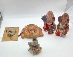 根付 4点セット 七福神モチーフ 置物【宝山】 - メルカリ
