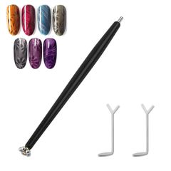 Brand New CHENLONB Magnetic Nail Art Pen, 3D Cat Eye Nail Art Pen, Easy to Use, for Salon Studios, Beginners & Professionals, Nail Styling Aid, DIY Nail Art Tool, 3-Piece Set