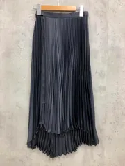 UNIQLO +J ユニクロ ジルサンダー プリーツラップロング スカート sizeW58cm/ダークグレー ■■ レディースのサムネイル