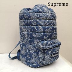 新品 シュプリーム Supreme Pertex ペイズリー柄 バックパック - メルカリ