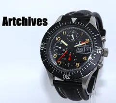 『VRW-1902』☆時計☆SINN (ジン)☆156B☆ミリタリー パイロット デイデイト クロノグラフ☆BK文字盤 メンズ 自動巻き 稼働品☆のサムネイル