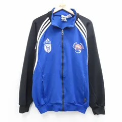 XL/古着 アディダス adidas 長袖 ジャージ メンズ 90年代 90s ワンポイントロゴ GERO FISCH CLIMALITE ラグラン 大きいサイズ グレー他 3本ライン 26may15のサムネイル