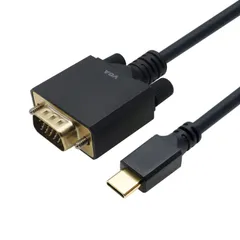 新品 ホーリック USB Type C→VGA変換ケーブル 10m UCVG100-758BB