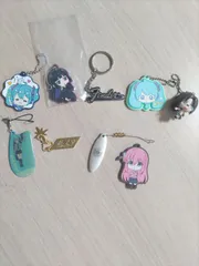 アニメ・ゲームグッズ キーホルダー ストラップ 9点セット ぼっち・ざ・ろっく！ プロセカ 初音ミク 進撃の巨人