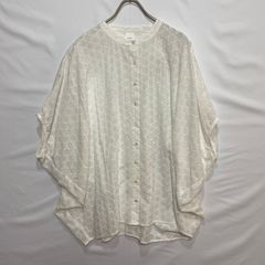 美品 Pheeta オーガンジースキッパーブラウス シアー コットン インド製 美品 Pheeta オーガンジースキッパーブラウス シアー コットン インド