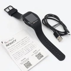 ShotNavi INFINITY ブラック 腕時計型ゴルフ用GPSナビ ショットナビ インフィニティ 本体のサムネイル