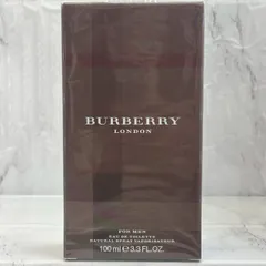 【M 701-8】バーバリー BURBERRY　ロンドン フォーメン LONDON FOR MEN　オードトワレ EDT　100ml 香水 フレグランス◆新品未開封・保管品　3614226905215のサムネイル