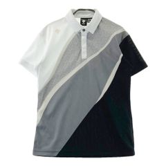 DESCENTE GOLF ポロシャツ モノトーン柄 Mサイズ DESCENTE GOLF ポロシャツ モノトーン柄 Mサイズ - メルカリ