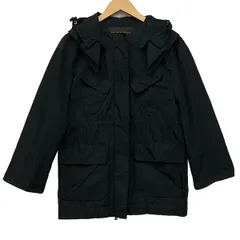 LOUIS VUITTON(ルイヴィトン) コート サイズ34 S レディース美品  - RW121A F1CO10PMR 黒 長袖/フード着脱可/春/秋のサムネイル