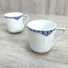ROYAL COPENHAGEN プリンセス マグカップ ペア 2客 ブルーフルーテッド