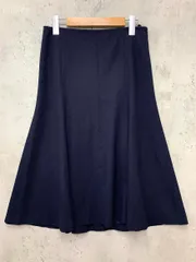Ralph Lauren ラルフローレン インパクト21 日本製 フレア スカート size7/ダークネイビー ■■ レディースのサムネイル