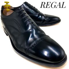 REGAL】リーガル 25.5 ブラック 31MR ストレートチップ 革靴 - メルカリ