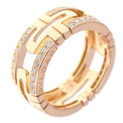 BVLGARI 廃盤 オープンパレンテシ リング 11号 YG - メルカリ