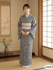 浴衣 注染染め 誂え手縫い 未使用 - メルカリ