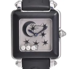 値下 ベルト訳あり ショパール Chopard 27/8896-401 ビーハッピー2 3Pダイヤ クォーツ レディース A#143974のサムネイル