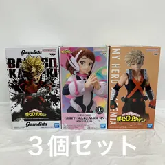 未開封 僕のヒーローアカデミア 爆豪勝己 麗日お茶子 フィギュア 3個セット LF6364 f101