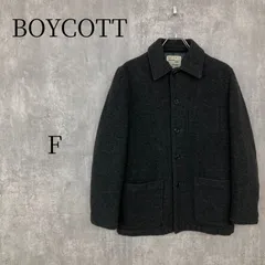 BOYCOTT ボイコット F ブラック ウール混 キルティング 裏地 中綿 ジャケット アウター メンズ シンプル きれいめ カジュアル おしゃれ 着回し 上品 防寒 定番 秋冬 人気のサムネイル