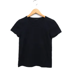 ギャルリーヴィー GALERIE VIE トゥモローランド 半袖 Tシャツ カットソー 丸首 無地 コットン 綿 ブラック 黒 /FT49のサムネイル