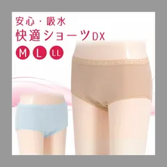 【テル様専用ページ】女性用・軽失禁ショーツ 快適ショーツDX　ベージュLL３点セットのサムネイル
