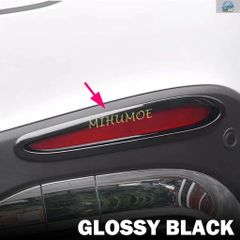 메르세데스 벤츠 GLC SUV 200 300 X254 2023 - 2025 용 글로시 블랙 리어 범퍼 리플렉터 안개등 커버 스타일리시