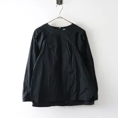 アンビデックス AMBIDEX イキ iki コットンタック入り 変形プルオーバーブラウス F ブラック┃黒 トップス【2400014955156】のサムネイル