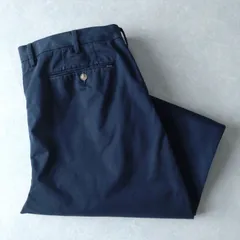 ■古着 POLO RALPH LAUREN ポロラルフローレン ポロチノ ツイルパンツ STRETCH CLASSIC FIT ダークネイビー 濃紺 W38L30【L6251】のサムネイル