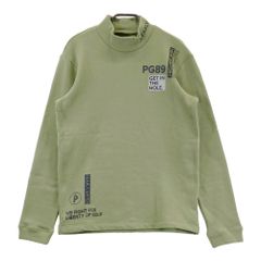 サイズ：6 PEARLY GATES パーリーゲイツ 2025年モデル ハイネック 長袖トレーナー  グリーン系 [240101382001] ゴルフウェア メンズ ストスト サイズ：6 PEARLY GATES パーリーゲイツ 2025年モデル ハイネック 長袖