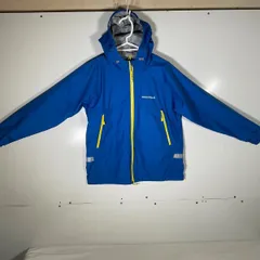 mont-bell レイントレッカーKids（プライマリーブルー）160cm クリーニング済（アウトレットB品）（M-0044）