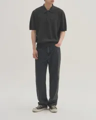 INTHERAW / コットン リップ ハーフ ニット ポロ 出品のサムネイル