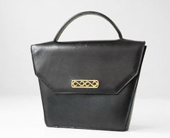 希少 美品 オールド セリーヌ レザー マルチカラー ハンドバッグ 