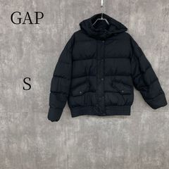GAP ギャップ ダウンジャケット ブラック Sサイズ フード付き 軽量 