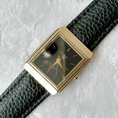 WALTHAM Dynax ウォルサム ダイナックス Quartz ブラックダイヤル レクタンギュラーケース ヴィンテージ クォーツ メンズ腕時計のサムネイル