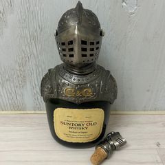 美品】 甲冑 ボトル サントリーオールド アンティーク 騎士 鎧 虎 希少