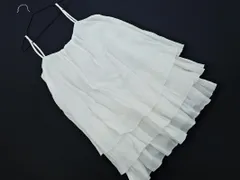 NATURAL BEAUTY BASIC ナチュラルビューティーベーシック チュール キャミソール sizeM/白 ■◆ レディースのサムネイル