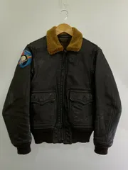【中古品】 The REAL McCOY'S ザ リアルマッコイズ TYPE G-1 LEATHER FLIGHT JACKET MIL-J-7823 N383-39622A レザー フライトジャケット アウター 【145-260607-SH-05-hon】のサムネイル