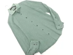 MICHEL KLEIN ミッシェルクラン オム 長袖 シャツ size48/緑 ■◇ メンズのサムネイル