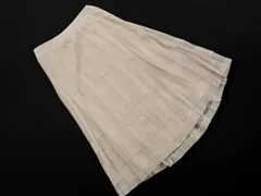 GEORGES RECH ジョルジュレッシュ プリーツ スカート size38/アイボリー ■◇ レディースのサムネイル